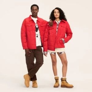 Woolrich Vibrant Red Unisex Puffer Jacket